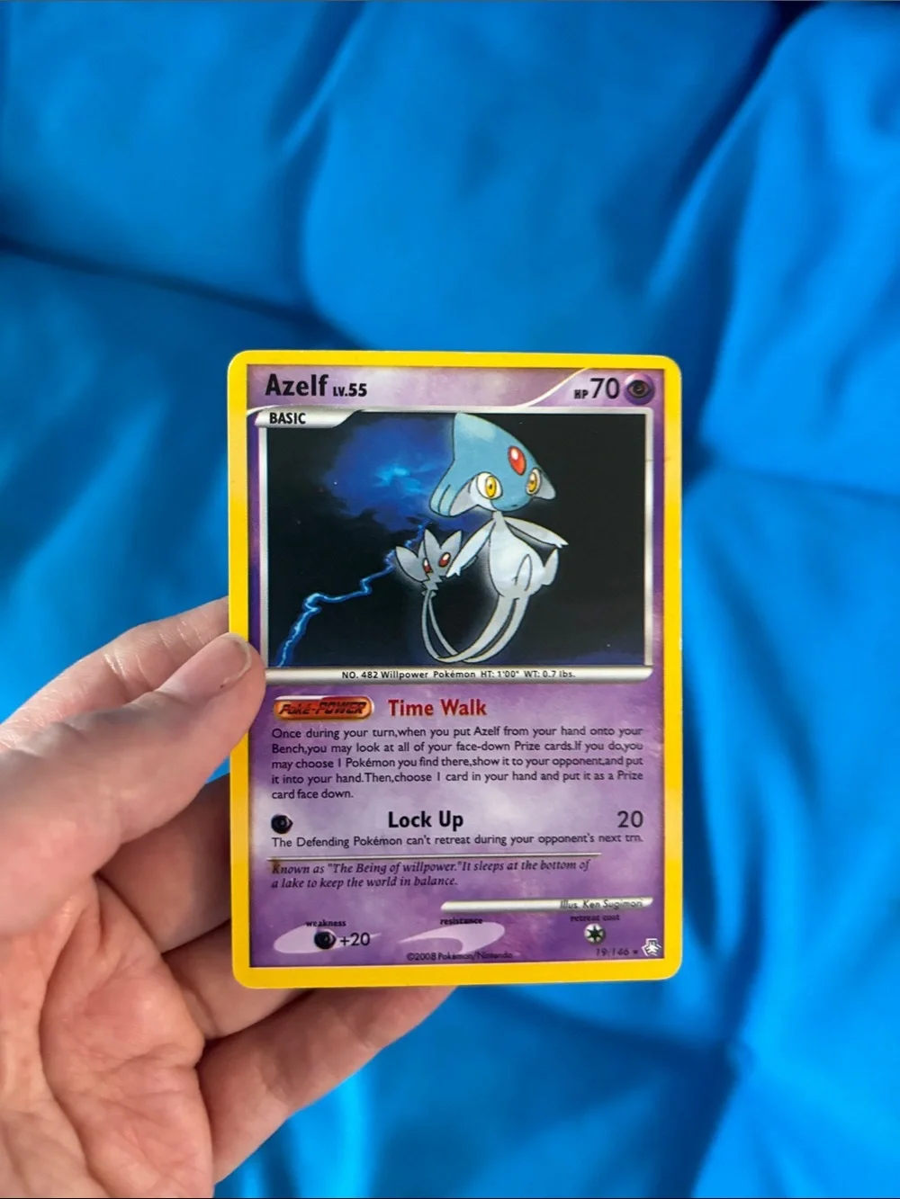 Pokémon Cards Azelf Uxie HP 70 Psychic Type Pokemon 2008 NWOTS Two In Stock